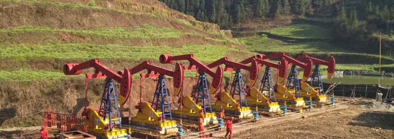 oil pump jack coal bed methane guizhou